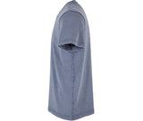 BUILD YOUR BRAND ACID WASHED ROUND NECK TEE