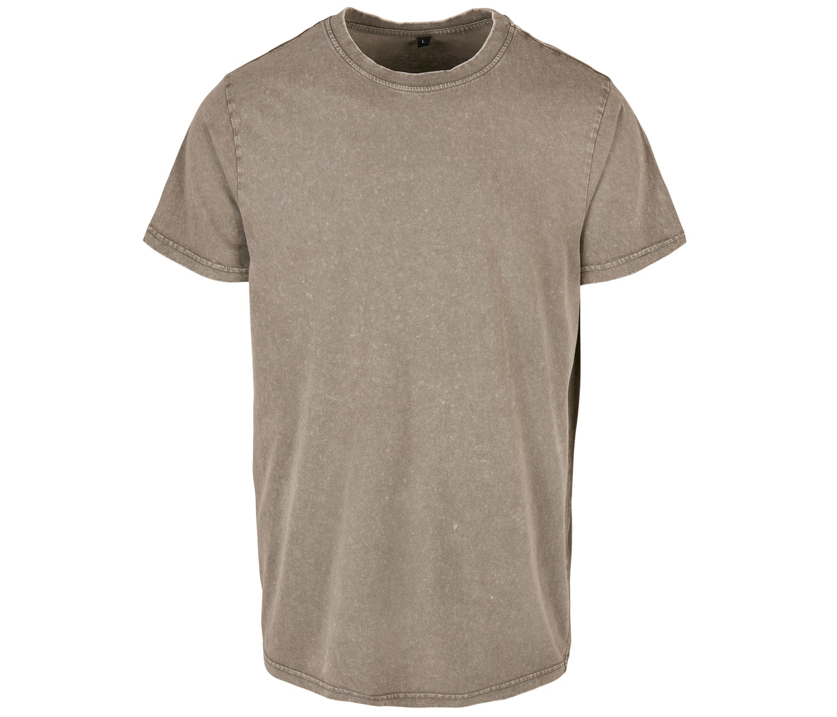BUILD YOUR BRAND ACID WASHED ROUND NECK TEE