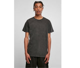 BUILD YOUR BRAND ACID WASHED ROUND NECK TEE