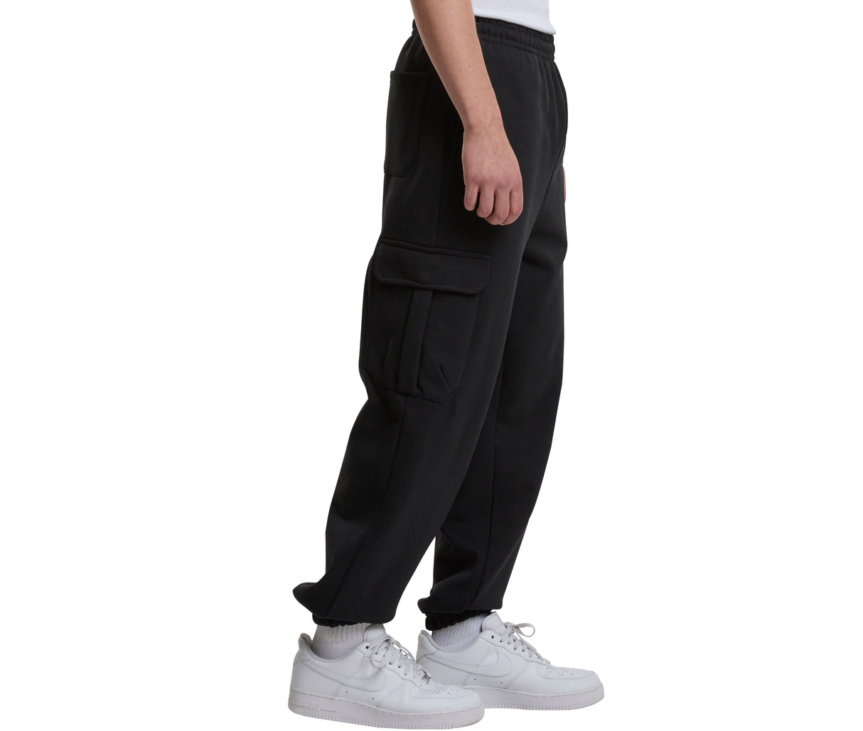 BUILD YOUR BRAND 90'S CARGO SWEATPANTS