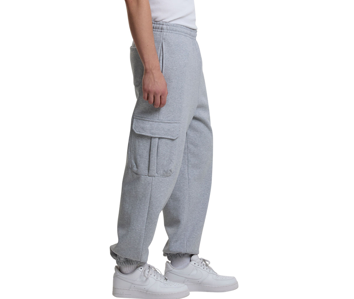 BUILD YOUR BRAND 90'S CARGO SWEATPANTS