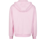 BUILD YOUR BRAND FLUFFY ZIP HOODY