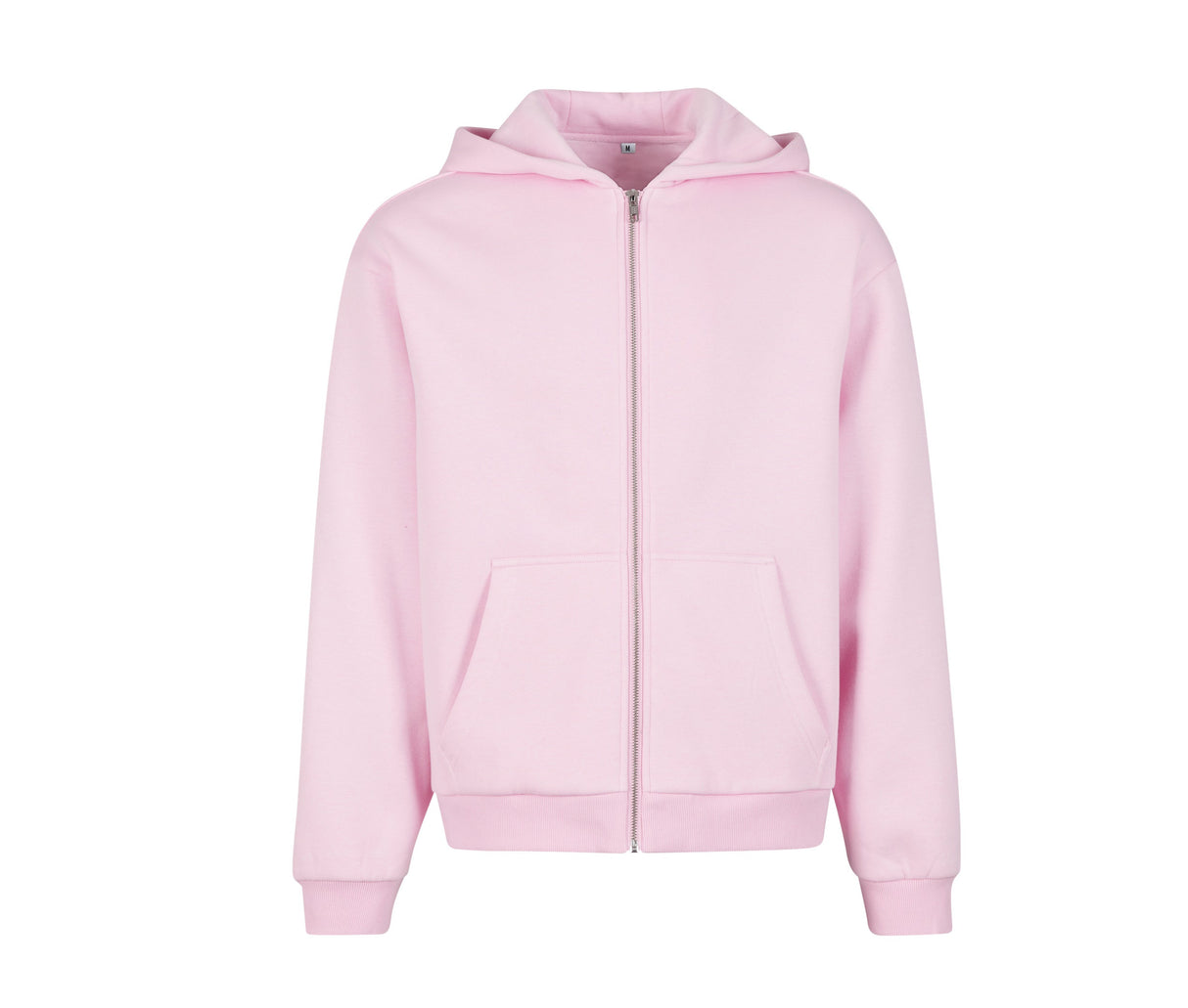 BUILD YOUR BRAND FLUFFY ZIP HOODY