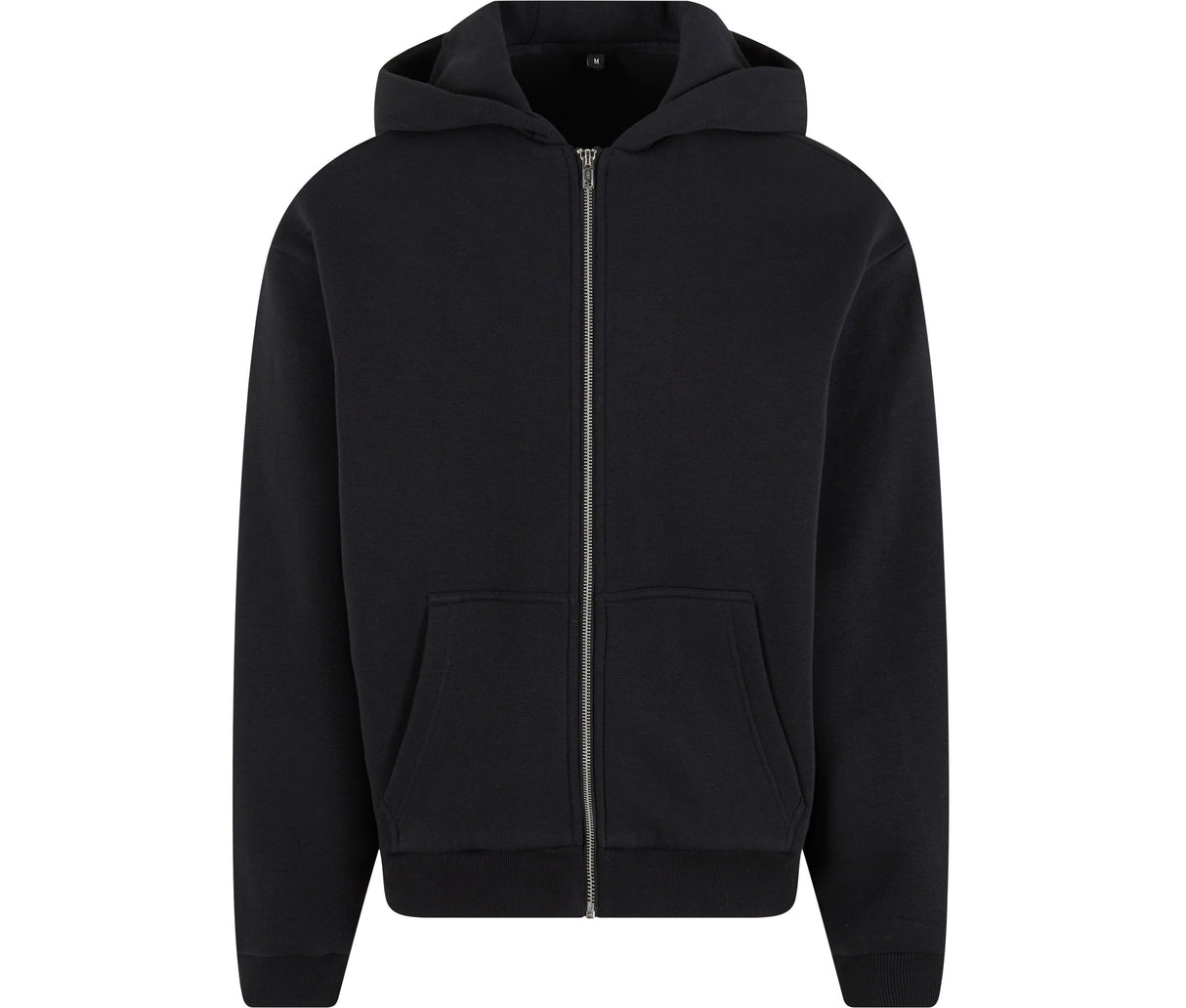 BUILD YOUR BRAND FLUFFY ZIP HOODY