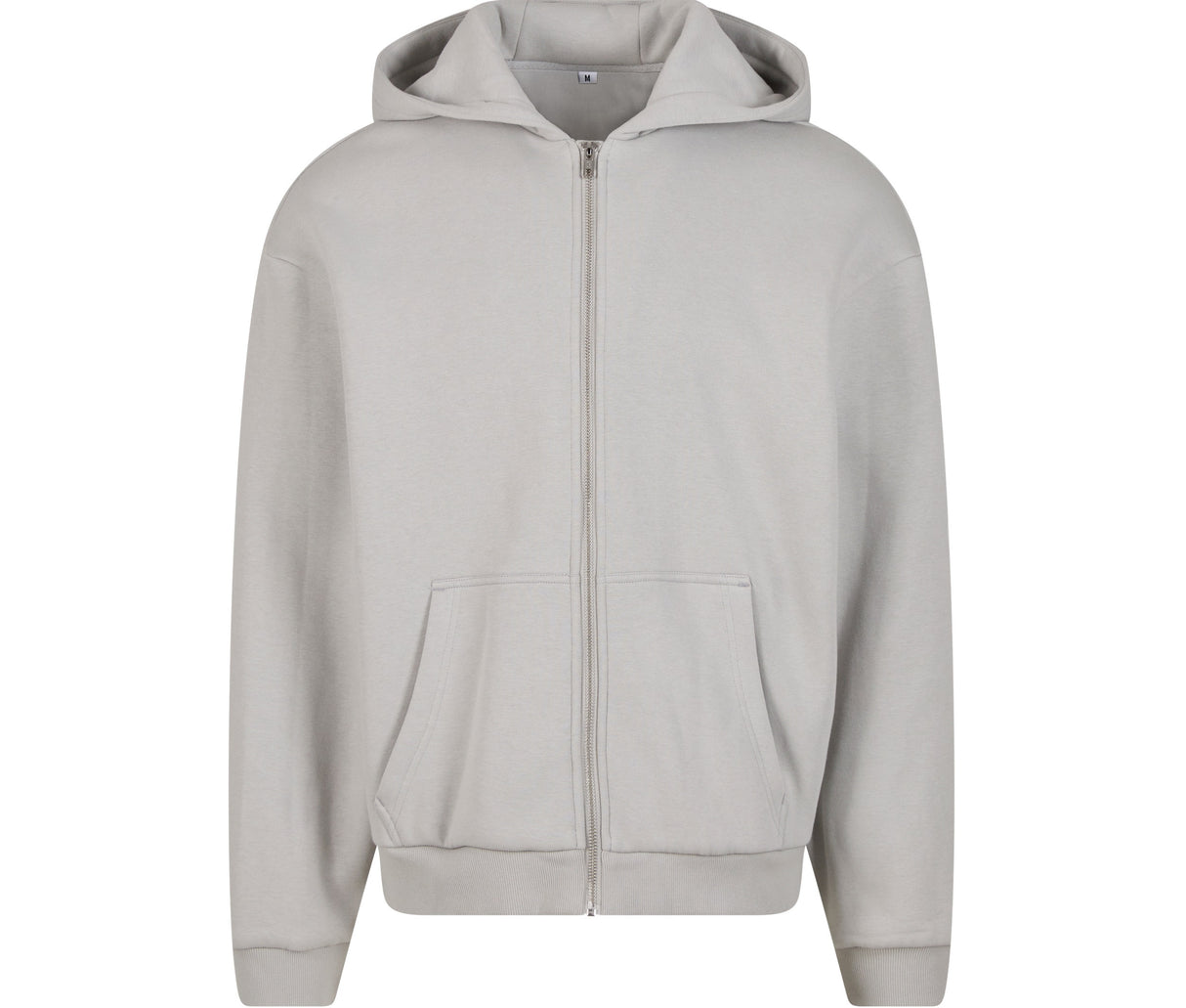 BUILD YOUR BRAND FLUFFY ZIP HOODY