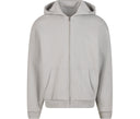 BUILD YOUR BRAND FLUFFY ZIP HOODIE