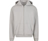 BUILD YOUR BRAND FLUFFY ZIP HOODY