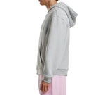 BUILD YOUR BRAND FLUFFY ZIP HOODY