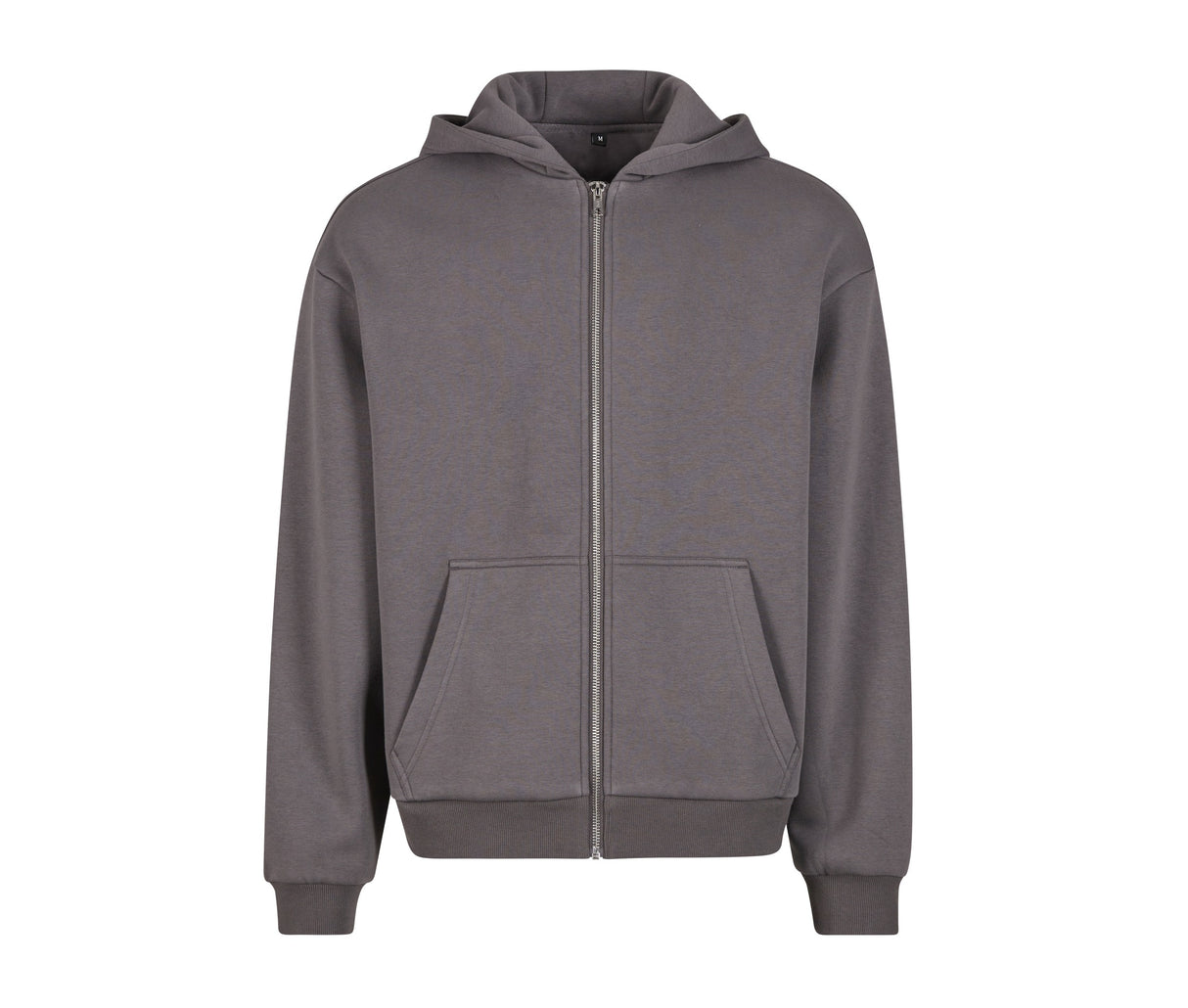 BUILD YOUR BRAND FLUFFY ZIP HOODY