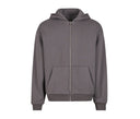 BUILD YOUR BRAND FLUFFY ZIP HOODIE