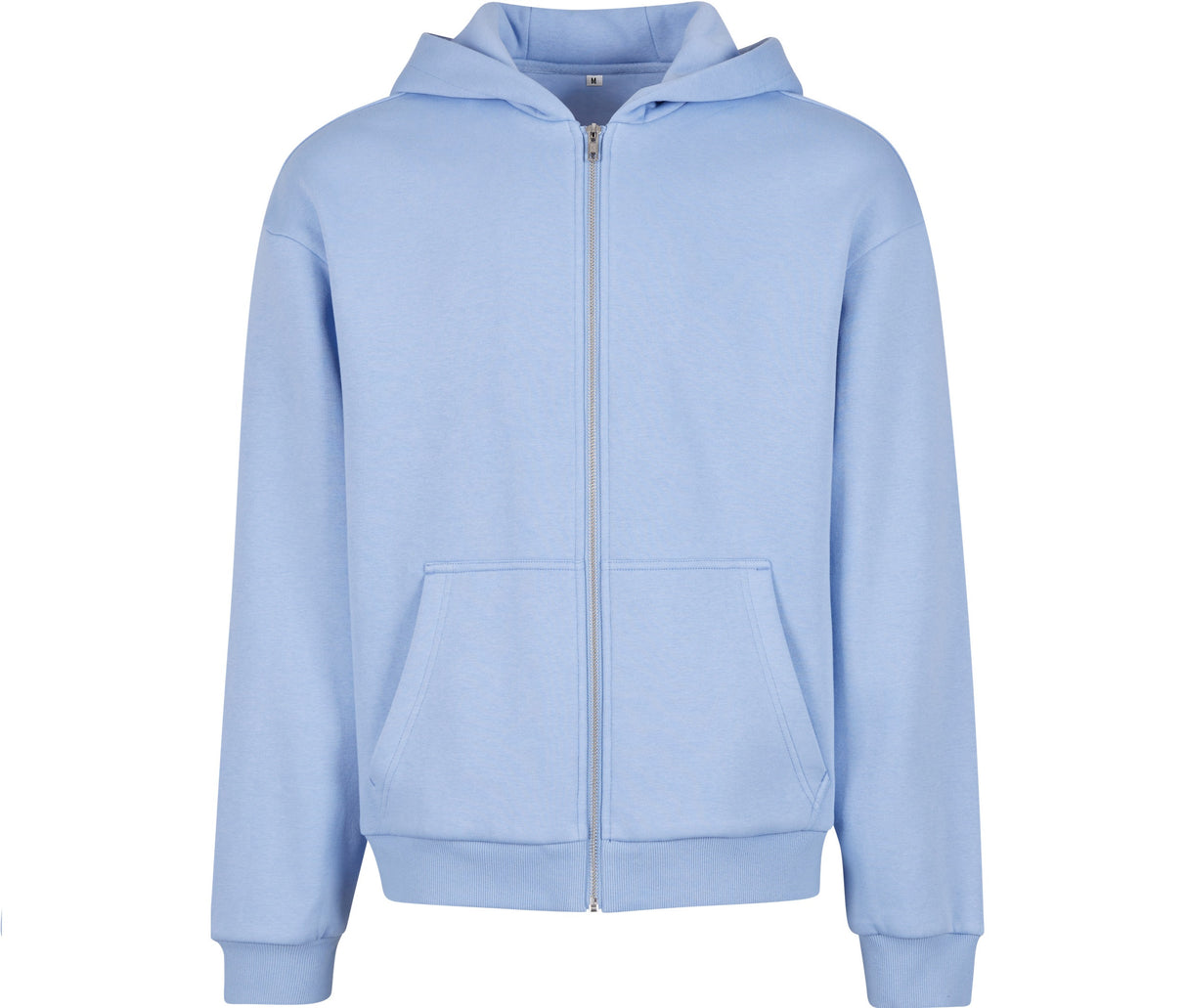 BUILD YOUR BRAND FLUFFY ZIP HOODY