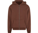 BUILD YOUR BRAND FLUFFY ZIP HOODIE