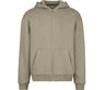 BUILD YOUR BRAND FLUFFY ZIP HOODY