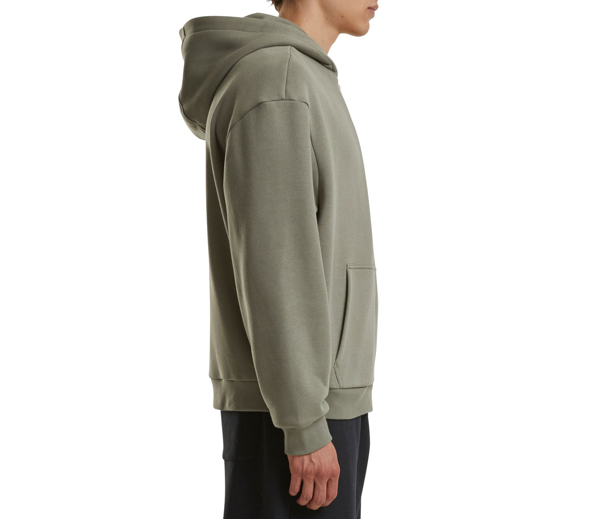 BUILD YOUR BRAND FLUFFY ZIP HOODY