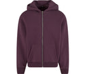 BUILD YOUR BRAND FLUFFY ZIP HOODIE
