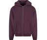 BUILD YOUR BRAND FLUFFY ZIP HOODY