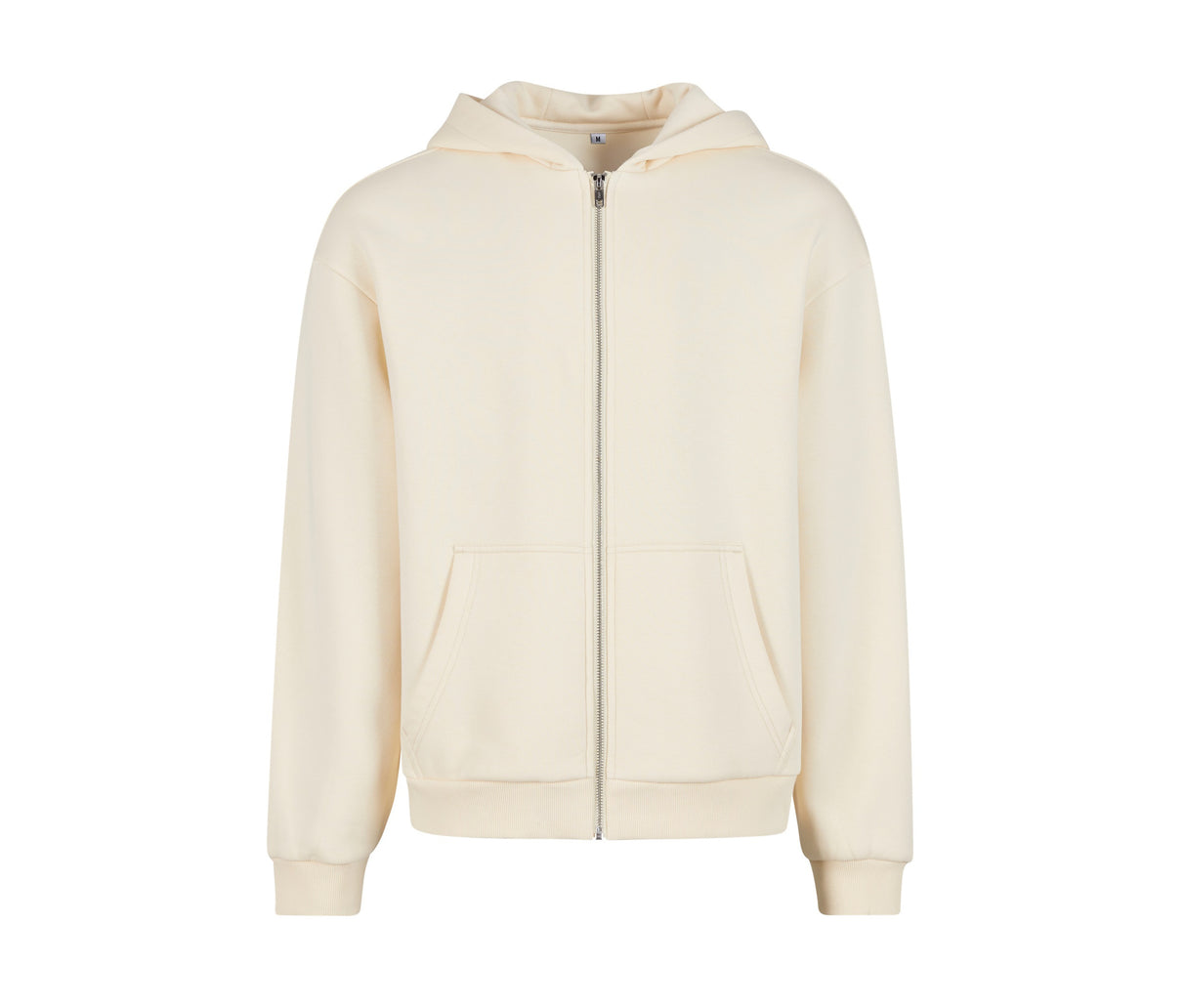 BUILD YOUR BRAND FLUFFY ZIP HOODY