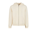 BUILD YOUR BRAND FLUFFY ZIP HOODY