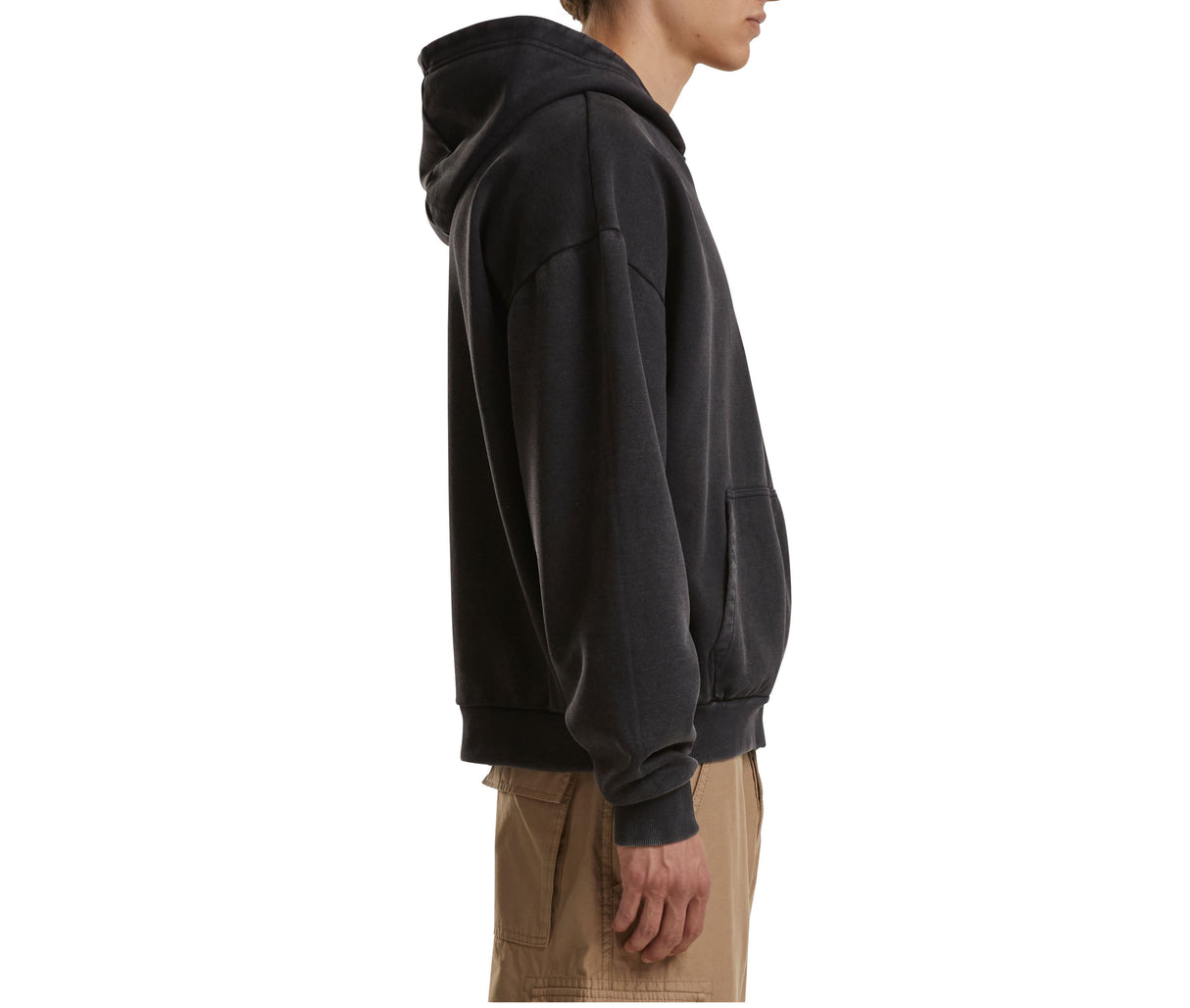 BUILD YOUR BRAND STONEWASH HEAVY ZIP HOODIE