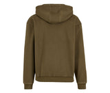 BUILD YOUR BRAND STONEWASH HEAVY ZIP HOODIE