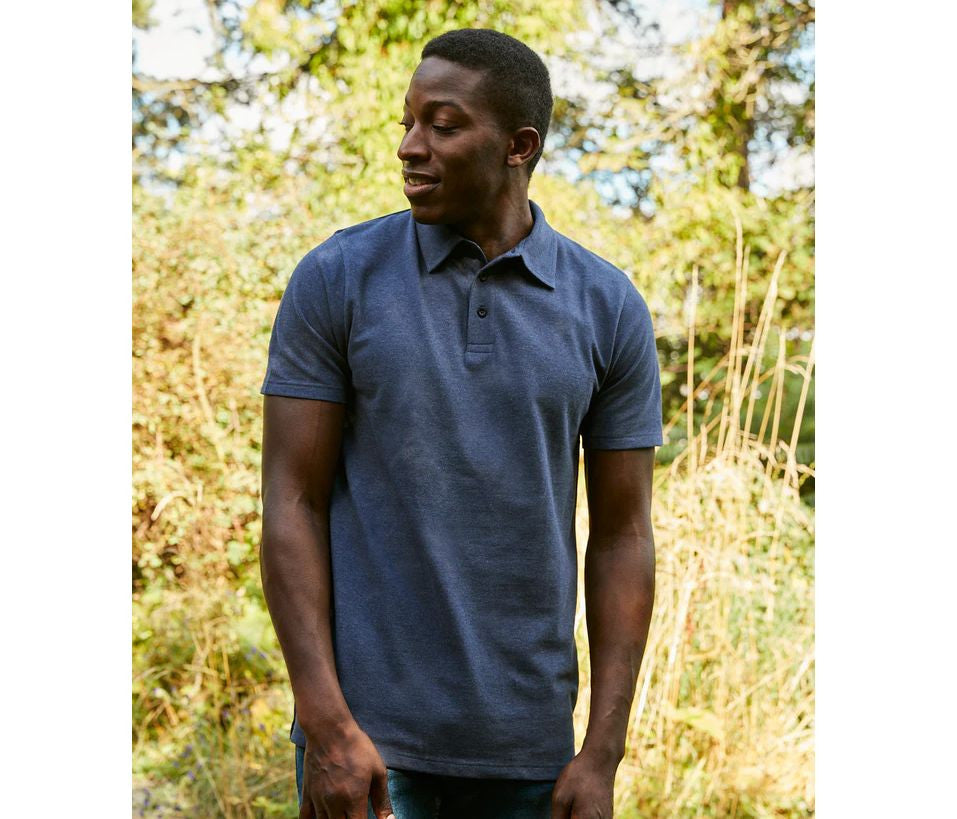 NEUTRAL RECYCLED COTTON POLO