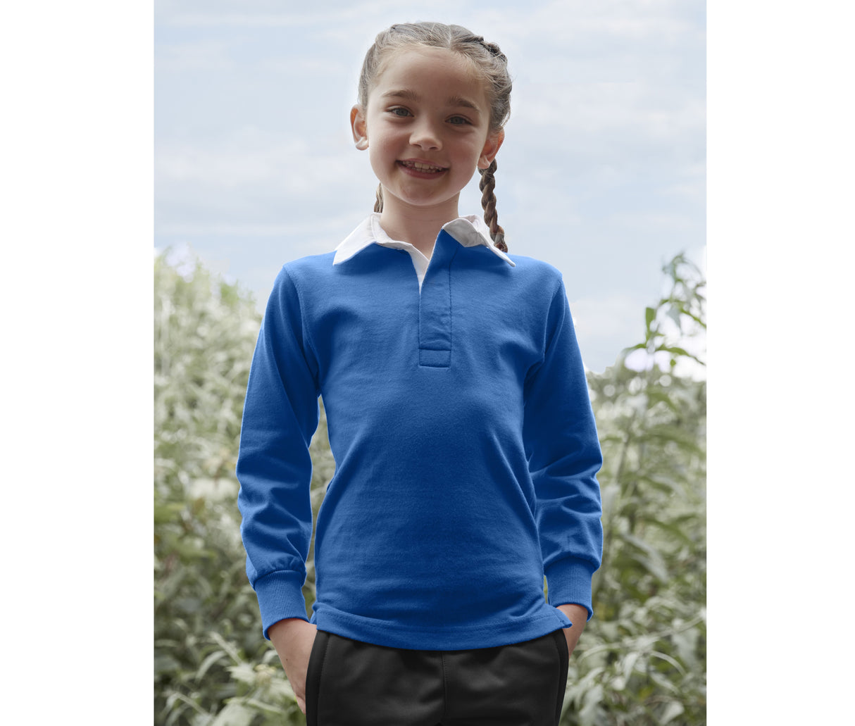 FRONT ROW CHILDREN'S LONG SLEEVES RUGBY SHIRT