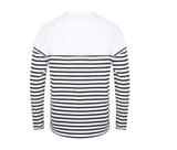 FRONT ROW LONG SLEEVED BRETON STRIPED T