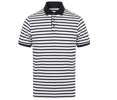 STRIPED JERSEY POLO SHIRT
