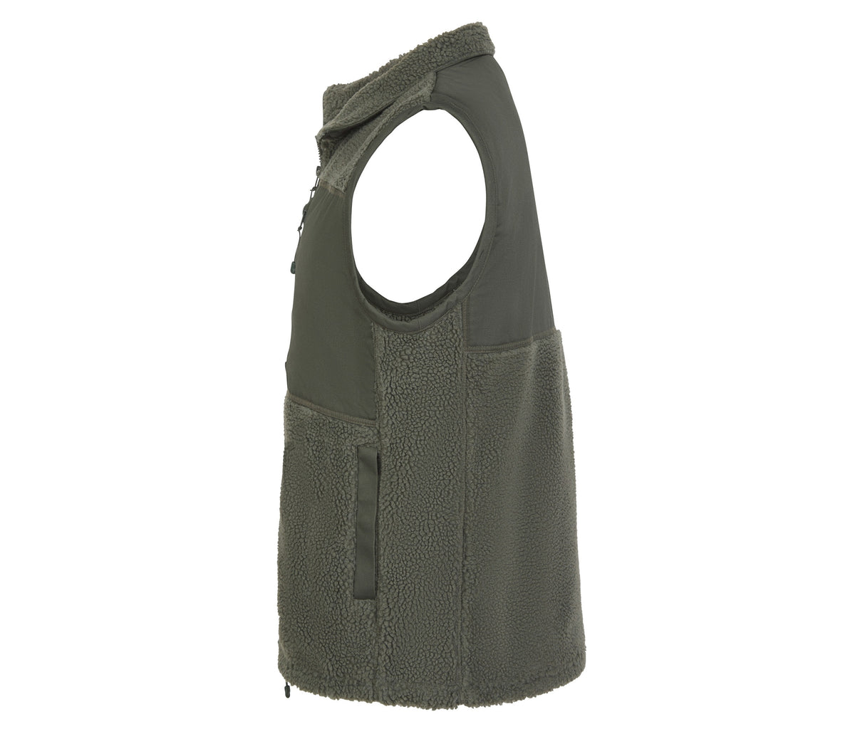 FRONT ROW Recycled Sherpa Gilet