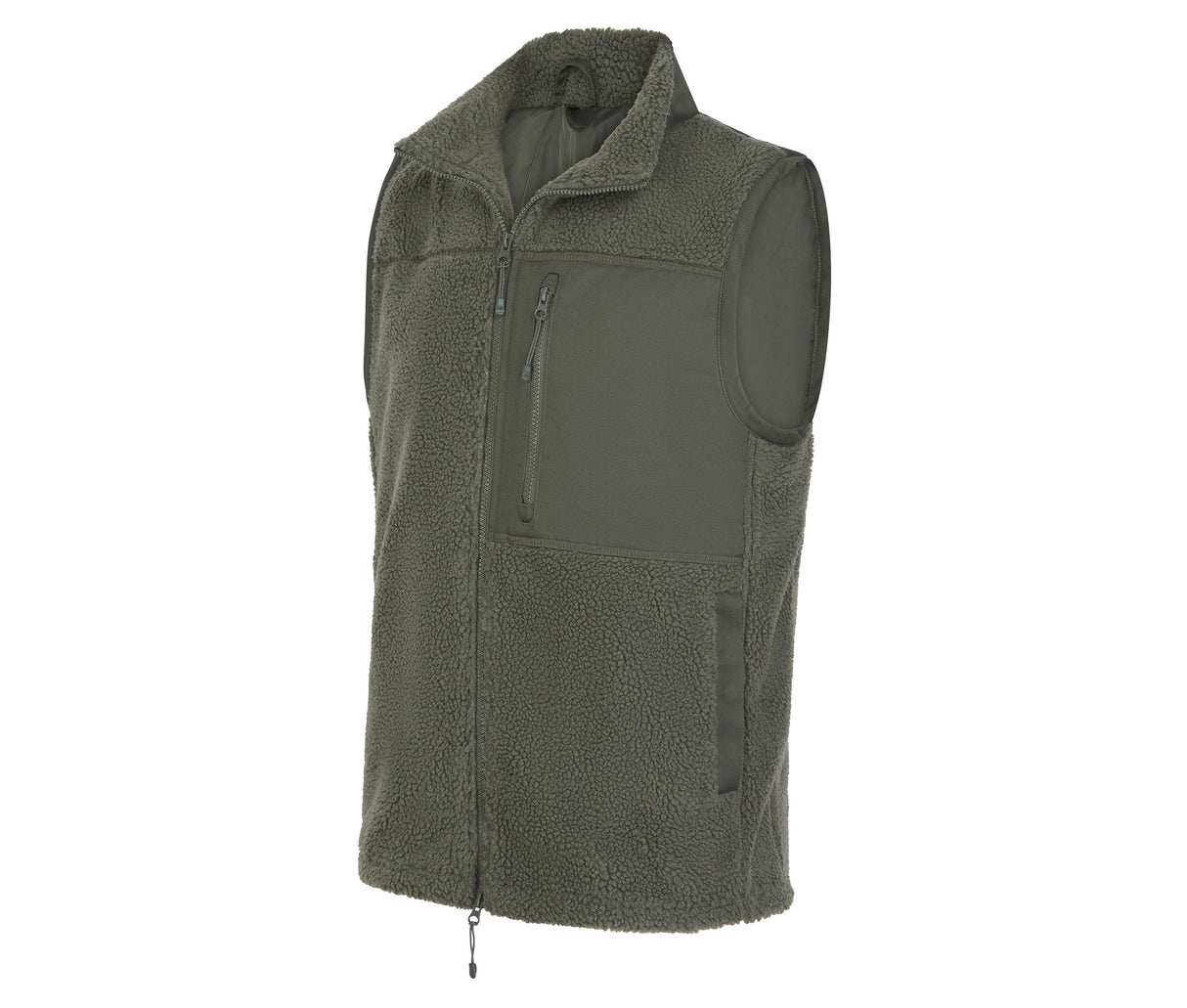 FRONT ROW Recycled Sherpa Gilet