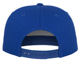 5-panel cotton snapback cap