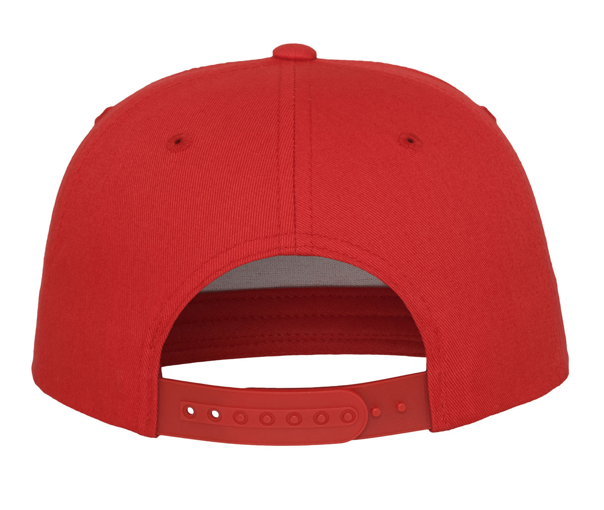 5-panel cotton snapback cap