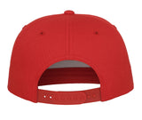 5-panel cotton snapback cap