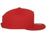 5-panel cotton snapback cap