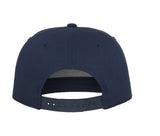 5-panel cotton snapback cap