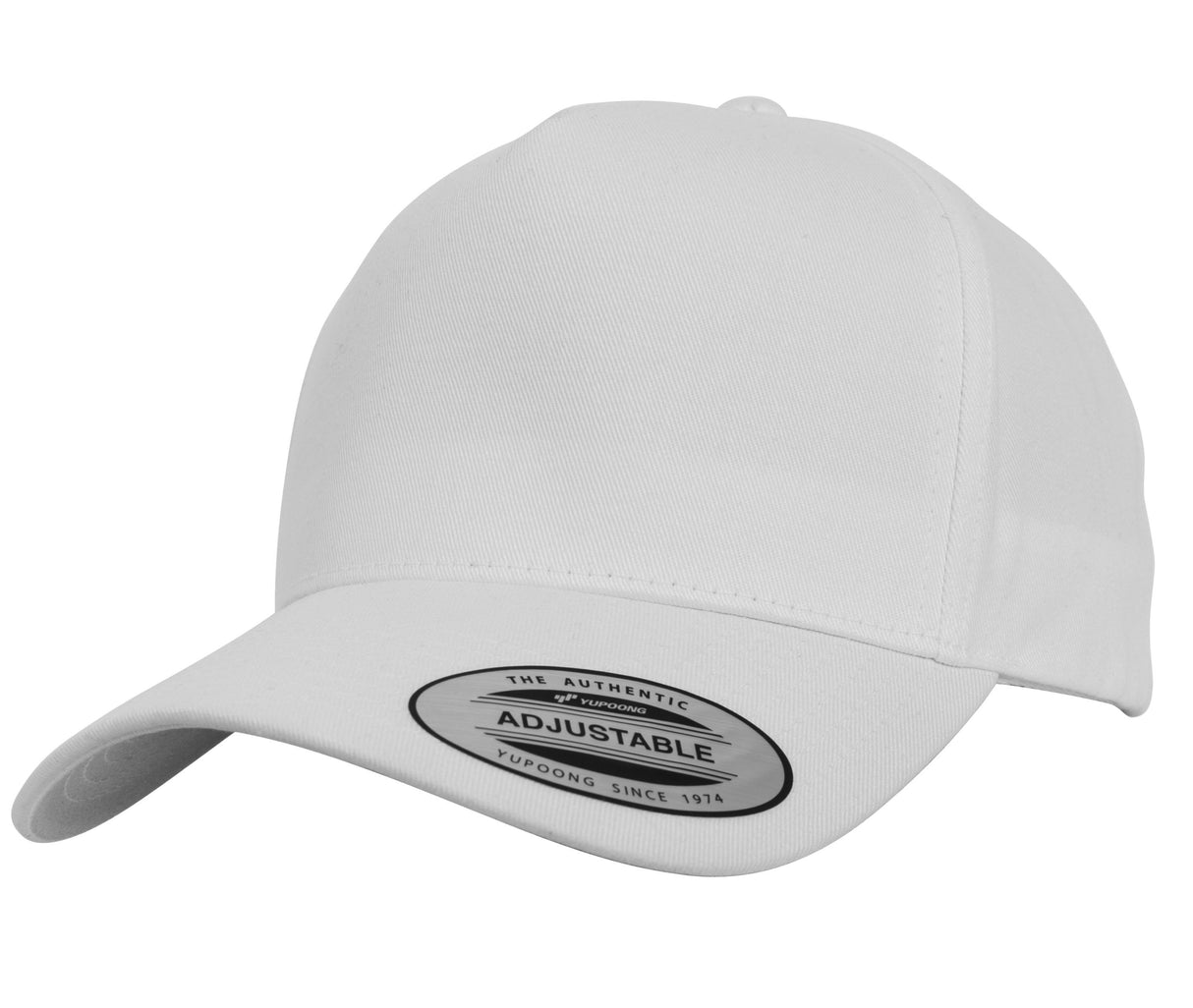 5-panel curved classic snapback