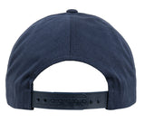5-panel curved classic snapback