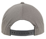 5-panel curved classic snapback