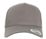 5-panel curved classic snapback