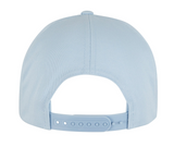 5-panel curved classic snapback