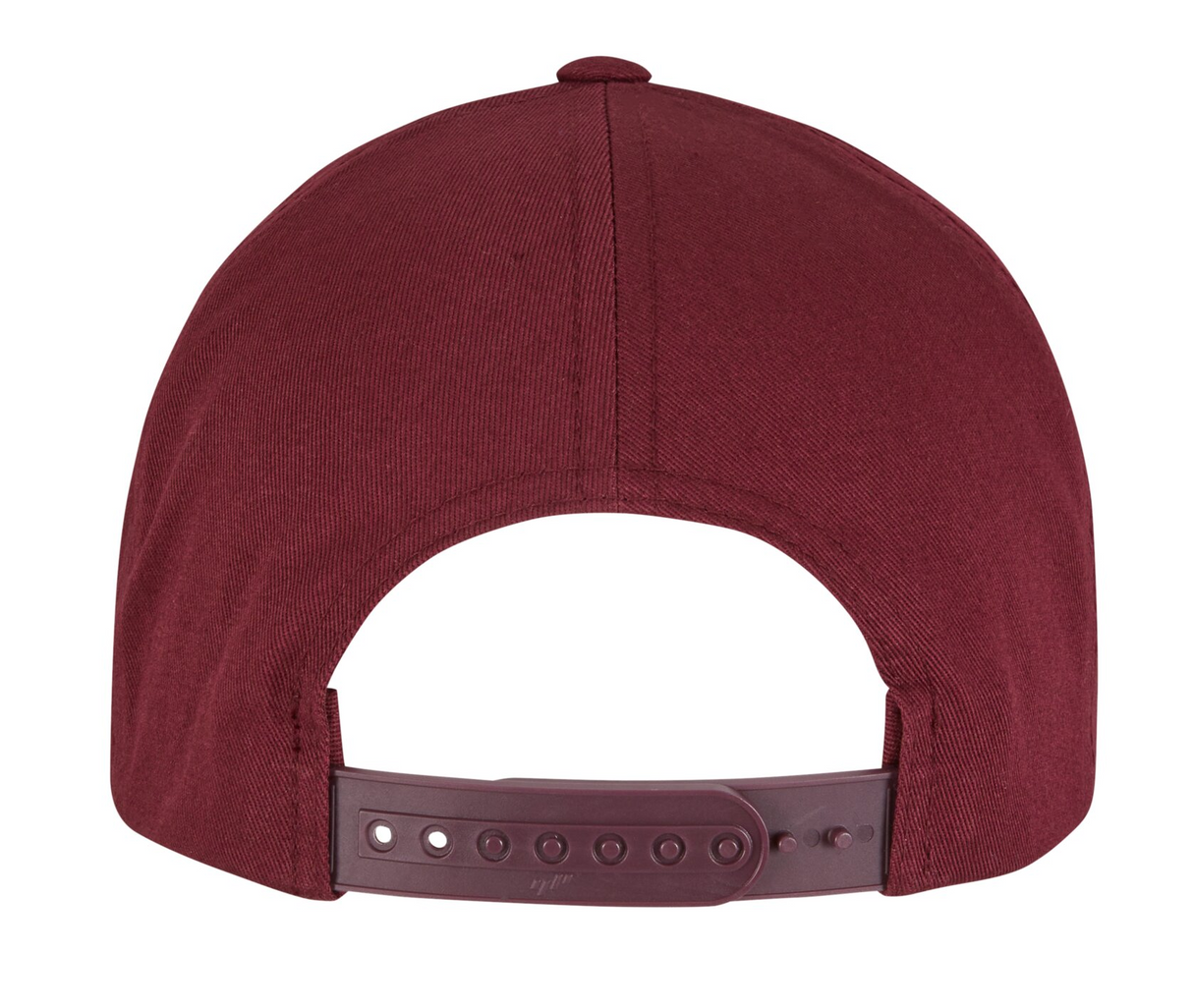 5-panel curved classic snapback