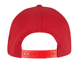 5-panel curved classic snapback