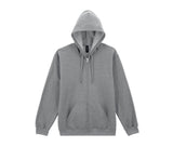 GILDAN SOFTSTYLE MIDWEIGHT FLEECE ADULT FULL ZIP HOODED SWEATSHIRT