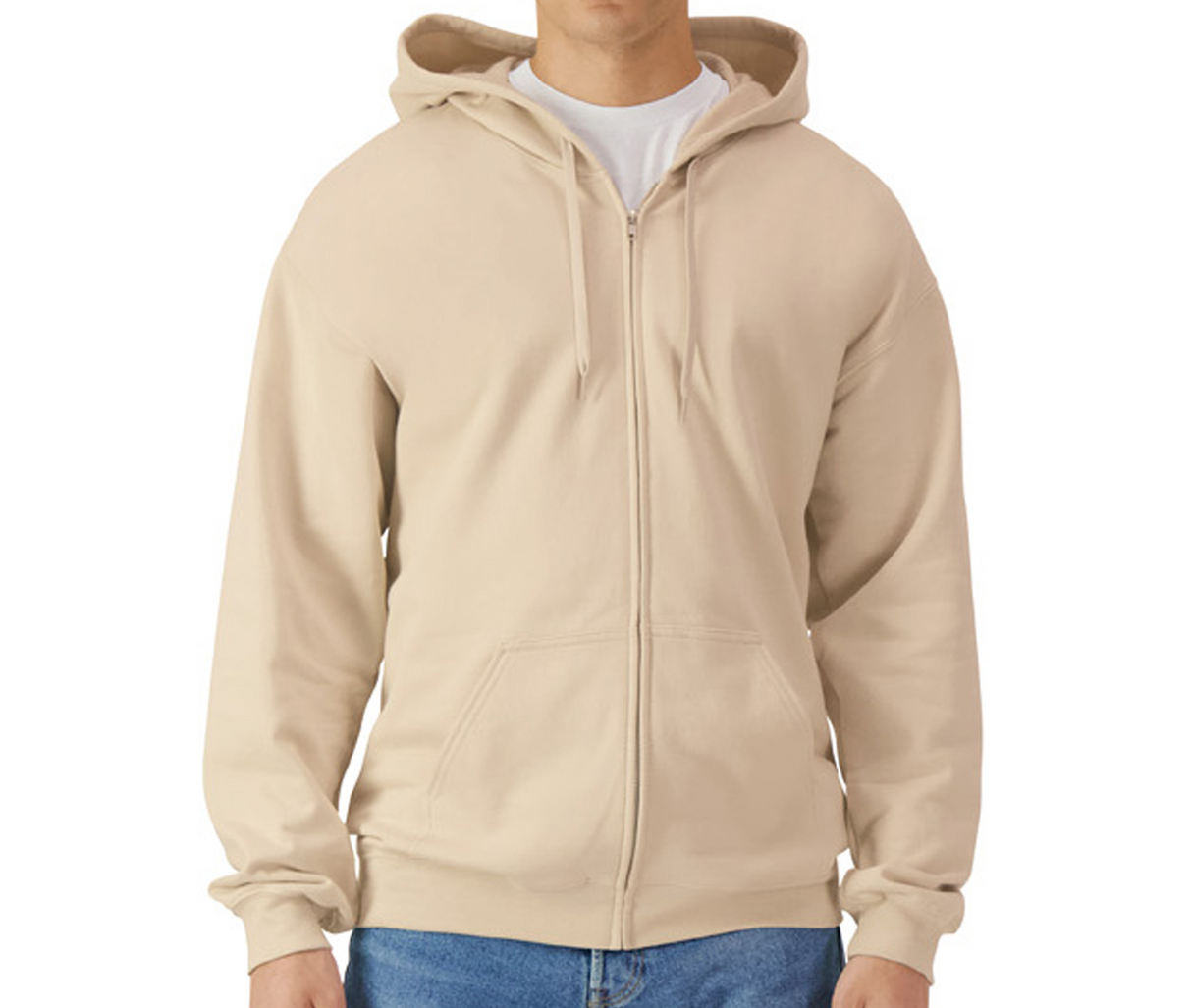 GILDAN SOFTSTYLE MIDWEIGHT FLEECE ADULT FULL ZIP HOODED SWEATSHIRT