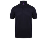 HENBURY MEN’S STRETCH POLYESTER POLO SHIRT