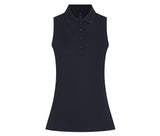 HENBURY LADIES' SLEEVELESS COOLPLUS® POLO SHIRT