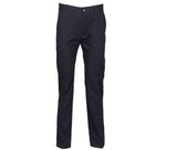 HENBURY MEN'S 65/35 FLAT FRONT CHINO