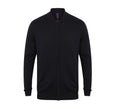 HENBURY UNISEX KNITTED BOMBER JACKET