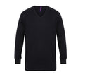 HENBURY MEN'S V-NECK JUMPER