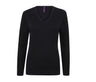 HENBURY LADIES' V-NECK JUMPER